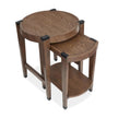 Magnussen Home Kaysen Wallaby And Matte Black End Table