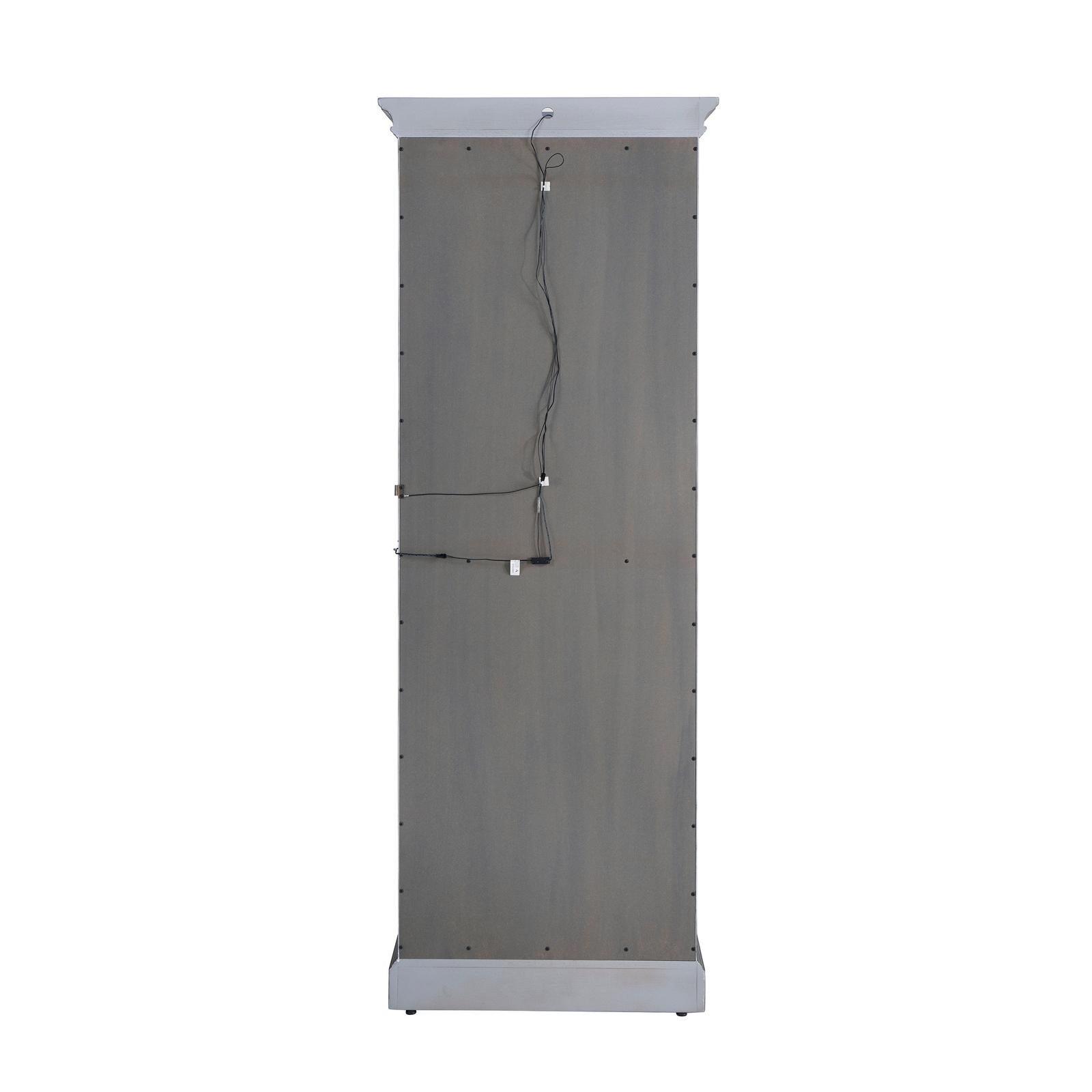 Pulaski Furniture Pulaski Furniture Accents Gray Side Entry Curio Cabinet