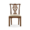 Jonathan Charles Chippendale Rococo Quatrefoil Side Chair