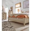 Salt Life Home Sunset Cove Sanibel Brown King Panel Upholstered Bed