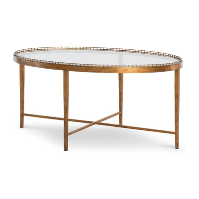 Century Furniture Logan Small Oval Cocktail Table