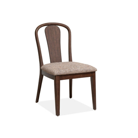 Magnussen Home Belville Chestnut Brown Side Chair Two Pack