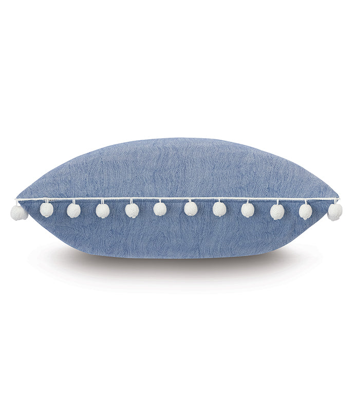 Eastern Accents Castaway Ball Trim Euro Sham