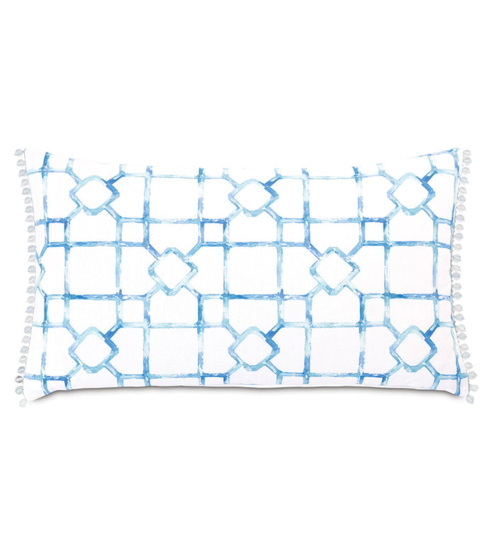 Eastern Accents Castaway Lattice Decorative Pillow