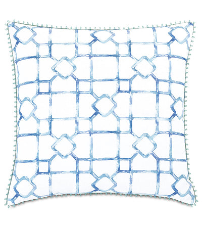 Eastern Accents Castaway Loop Trim Decorative Pillow