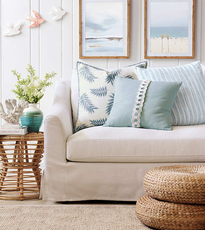 Eastern Accents Castaway Seersucker Decorative Pillow