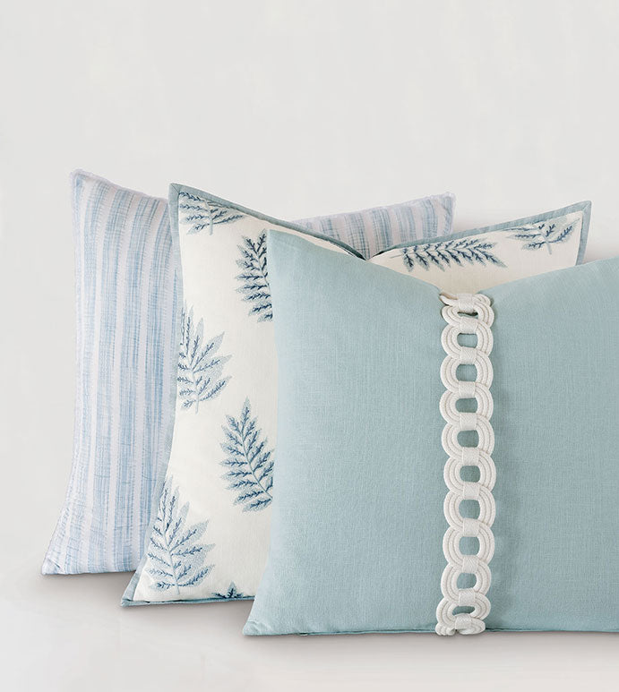 Eastern Accents Castaway Seersucker Decorative Pillow