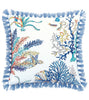 Eastern Accents Castaway Brush Fringe Decorative Pillow