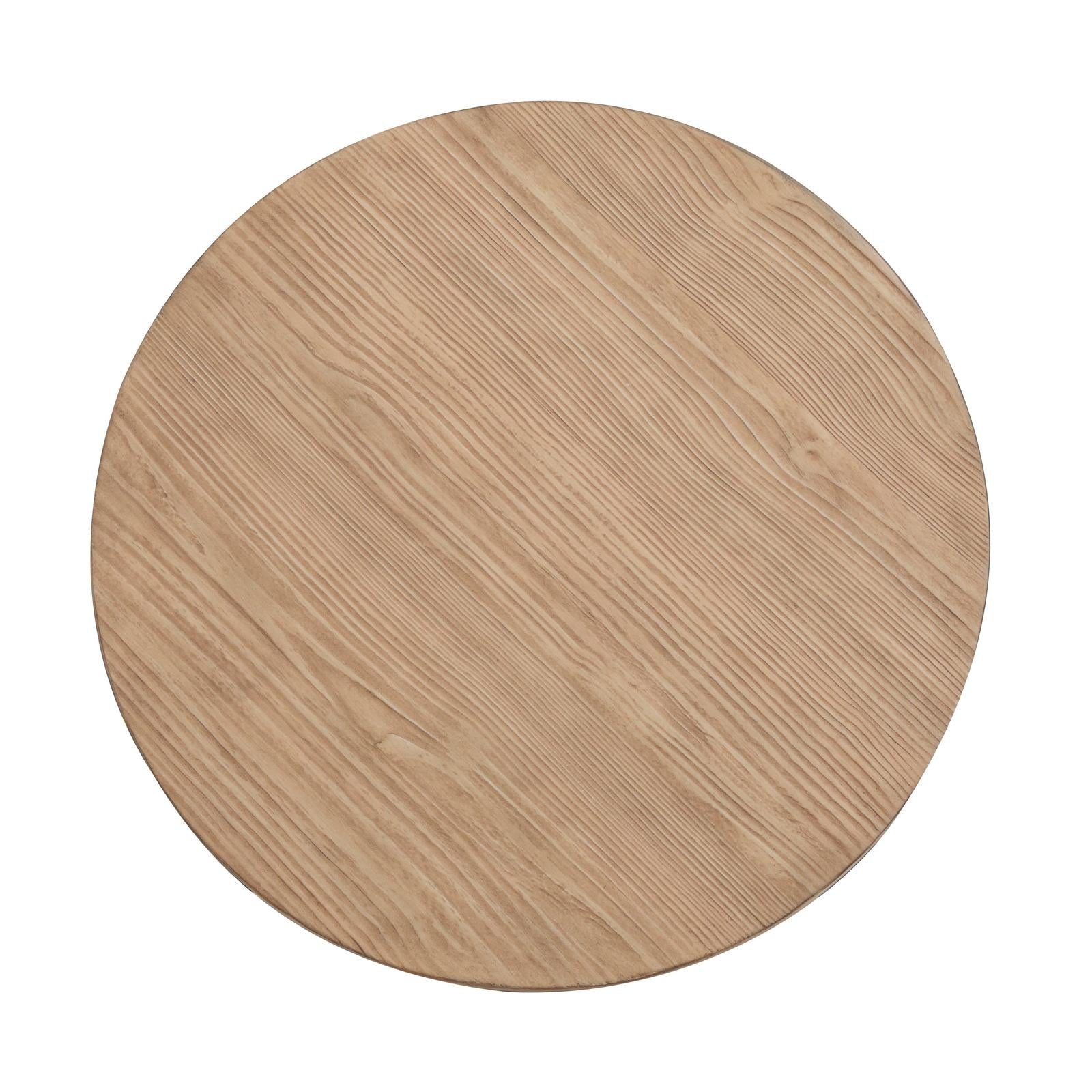 Magnussen Home Hayden Golden Oat Round End Table