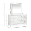Magnussen Home Springhouse Whisper White Double Drawer Dresser