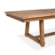 Magnussen Home Woodward Dark Clove Trestle Extendable Dining Table
