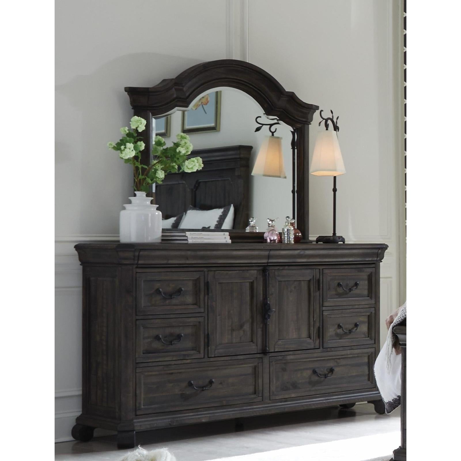 Magnussen Home Bellamy Peppercorn Drawer Dresser
