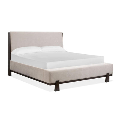 Magnussen Home Tauren Coffee Bean Upholstered Panel Bed