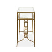 Magnussen Home Lorena Burnished Brass Rectangular Cocktail Table