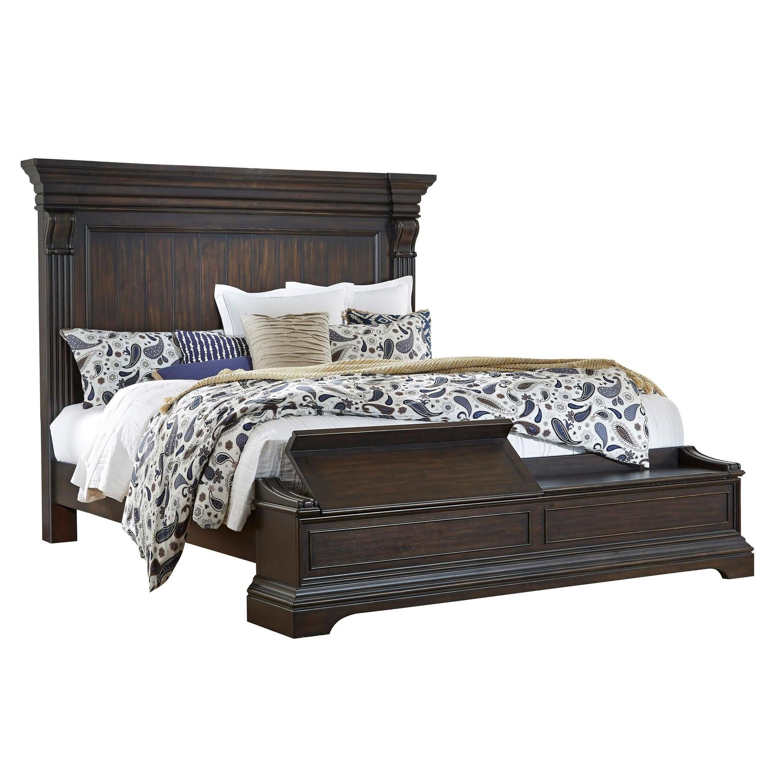Pulaski Furniture Caldwell Smoked Molasses Bed