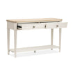 Salt Life Home Echo Isles Sea Pearl and Driftwood Rectangular Sofa Table