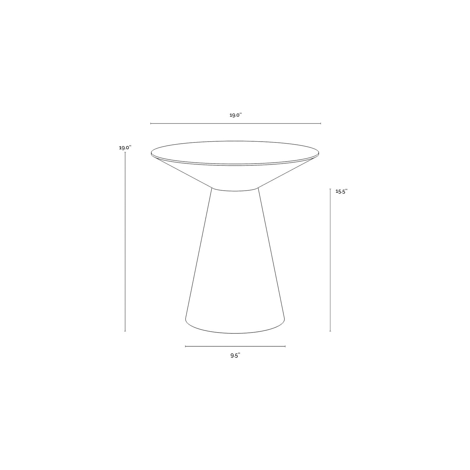 Sunpan Carmel End Table