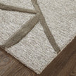 Feizy Kimball 8A30F Transitional Abstract Rug in Gray/Taupe/Ivory