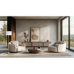 Chelsea House Amelia Matte White Rattan Floor Lamp