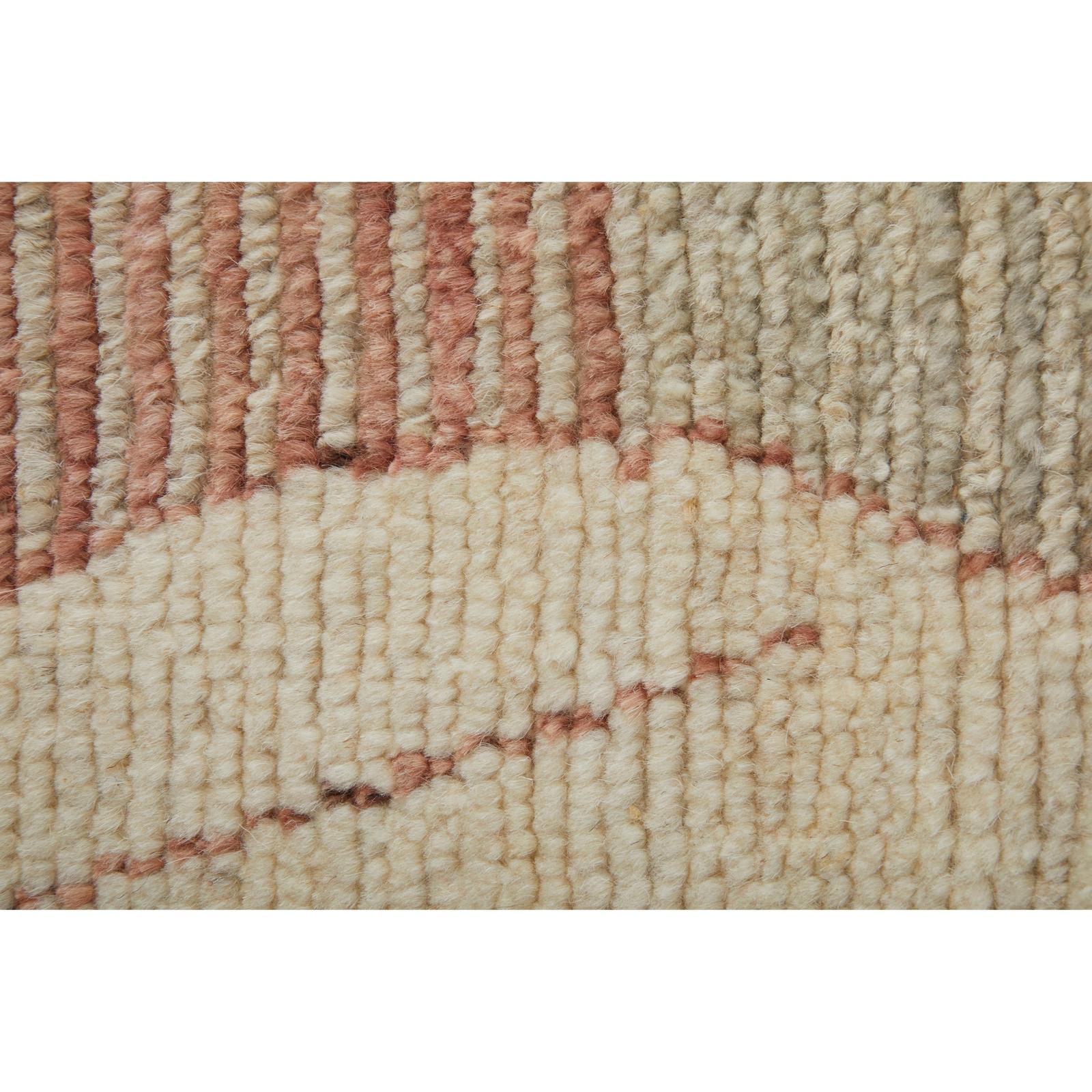 Feizy Kasbah 69G3F Transitional Diamond Rug in Tan/Gray/Red