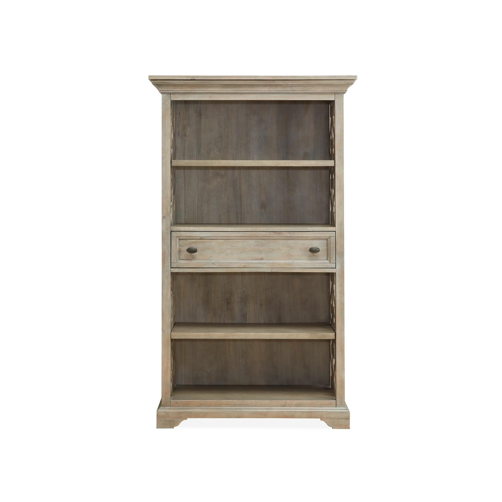 Magnussen Home Tinley Park Dove Tail Grey Bookcase