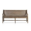 Magnussen Home Paxton Place Dovetail Grey Bench With Back