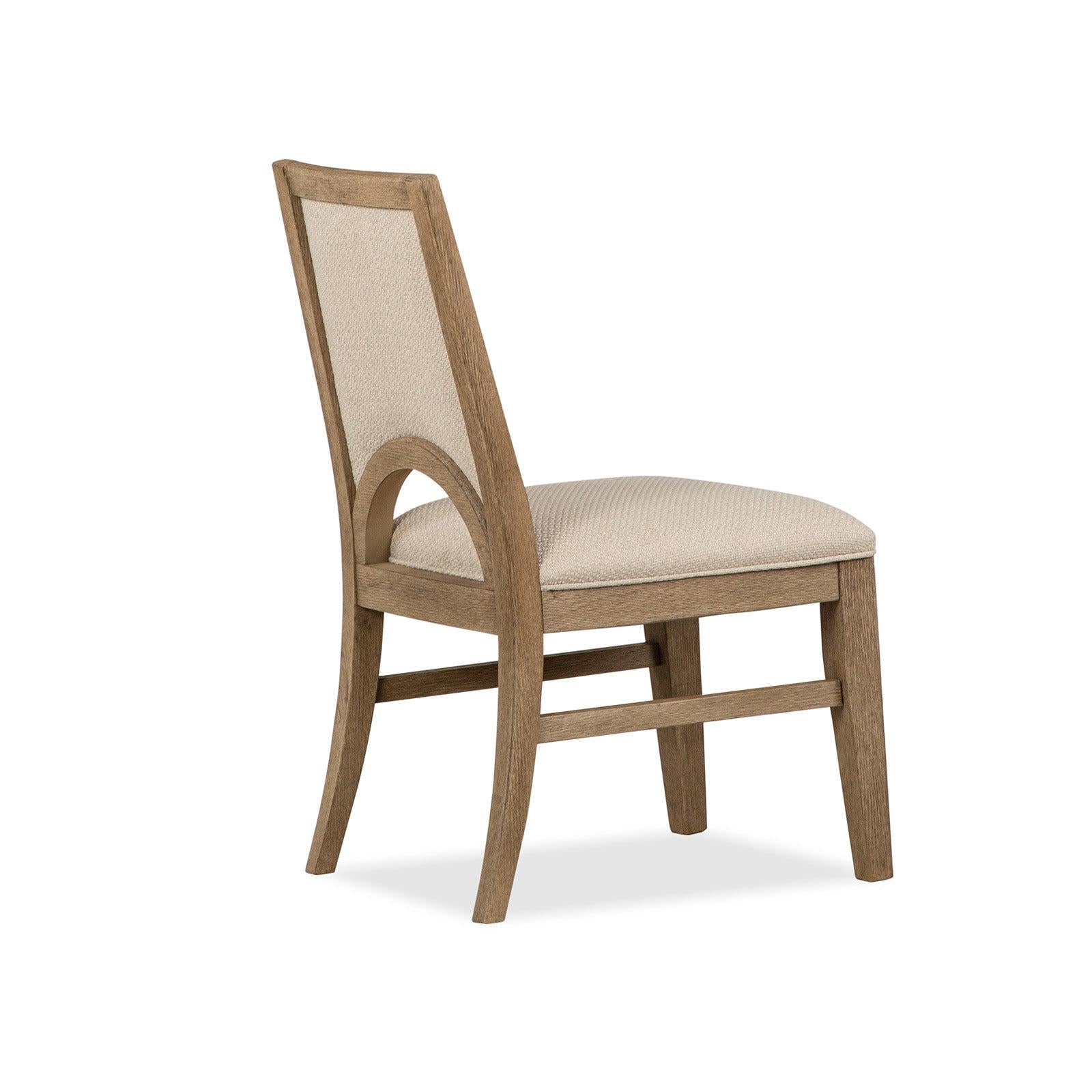 Magnussen Home Tristan Swiss Coffee Upholstered Side Chair Set of 2