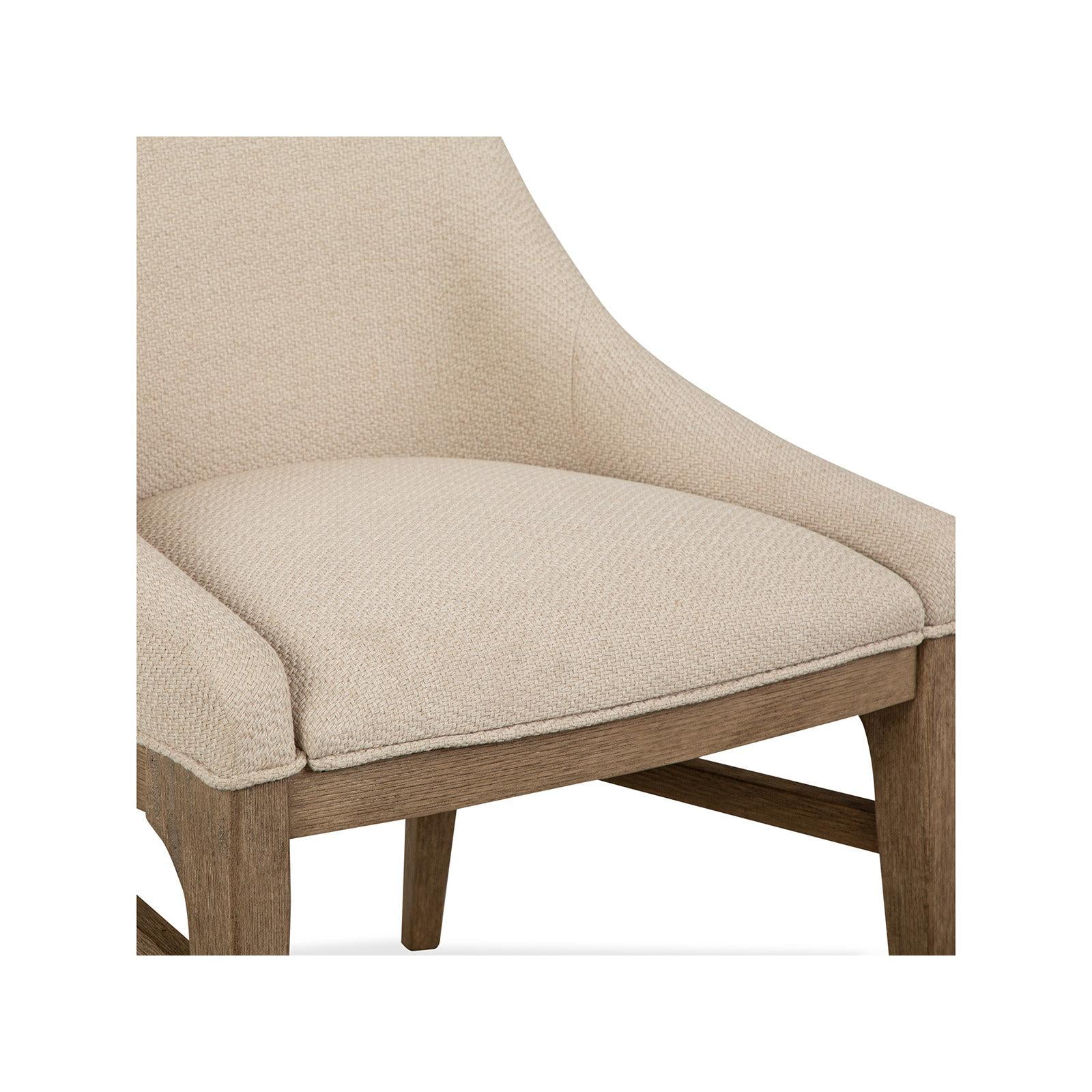 Magnussen Home Tristan Swiss Coffee Upholstered Arm Chair Set of 2