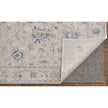 Feizy Pasha 39M7F Transitional Floral & Botanical in Ivory/Taupe/Blue