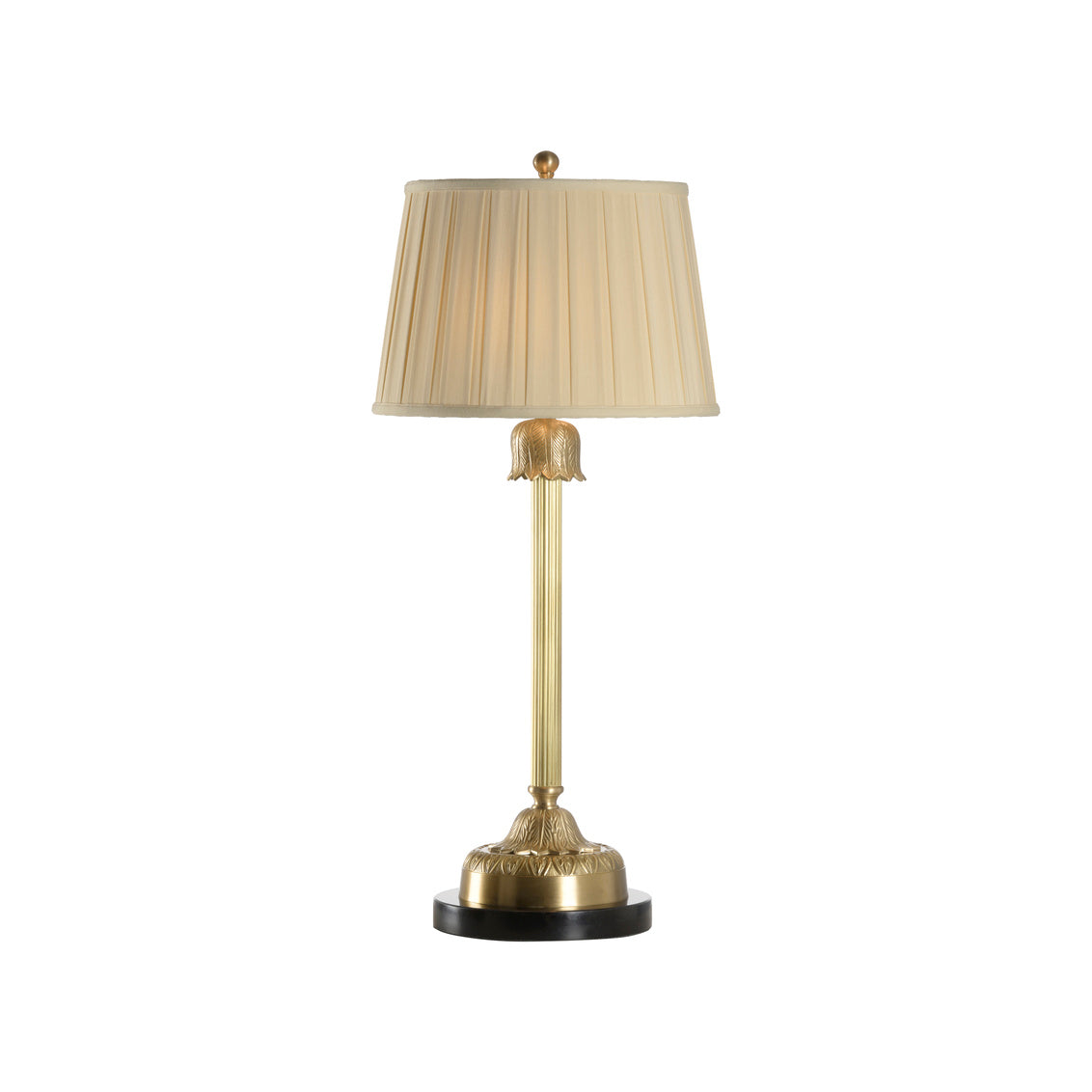 Wildwood The Breakers Brass Column Lamp