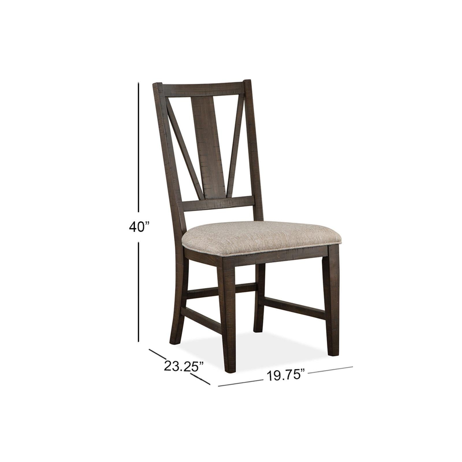 Magnussen Home Westley Falls Graphite Side Chair Set of 2