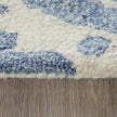 Feizy Wallace 8A39F Modern Abstract Rug in Blue/Ivory