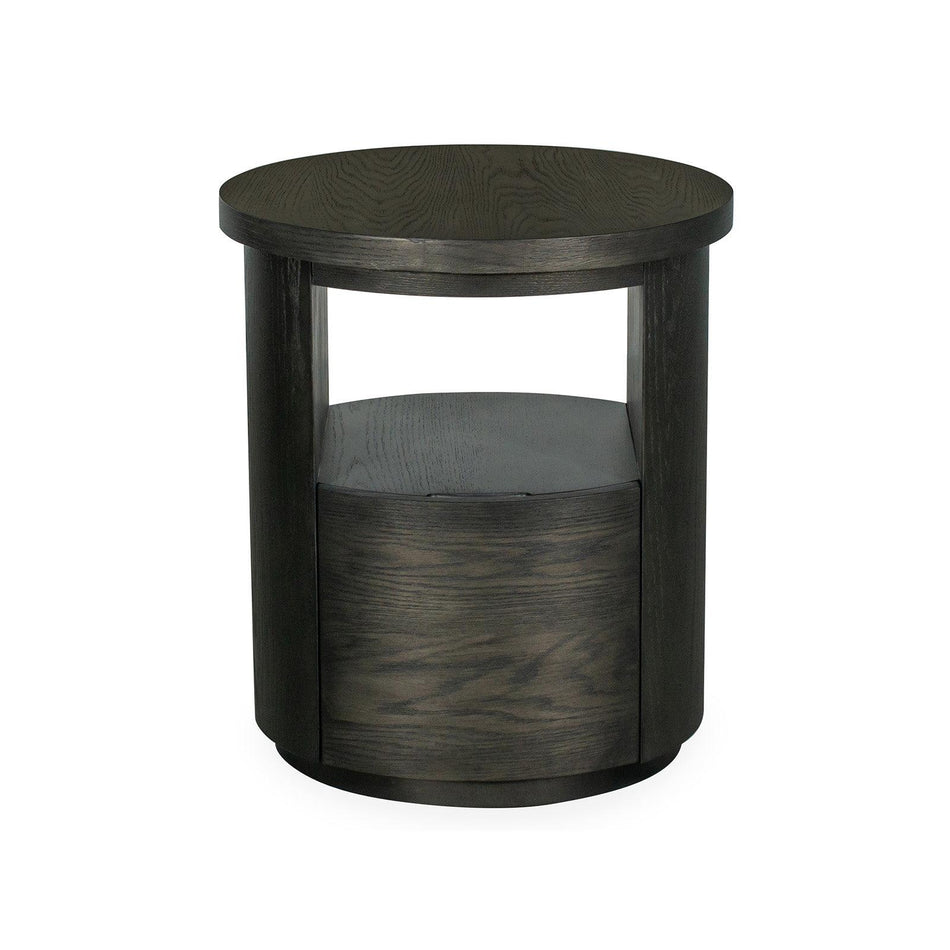 Magnussen Home Bosley Coffee Bean Round End Table