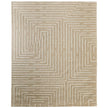 Feizy Fenner T8003 Transitional Geometric, Taupe/Ivory, Rug