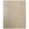 Feizy Fenner T8003 Transitional Geometric, Taupe/Ivory, Rug