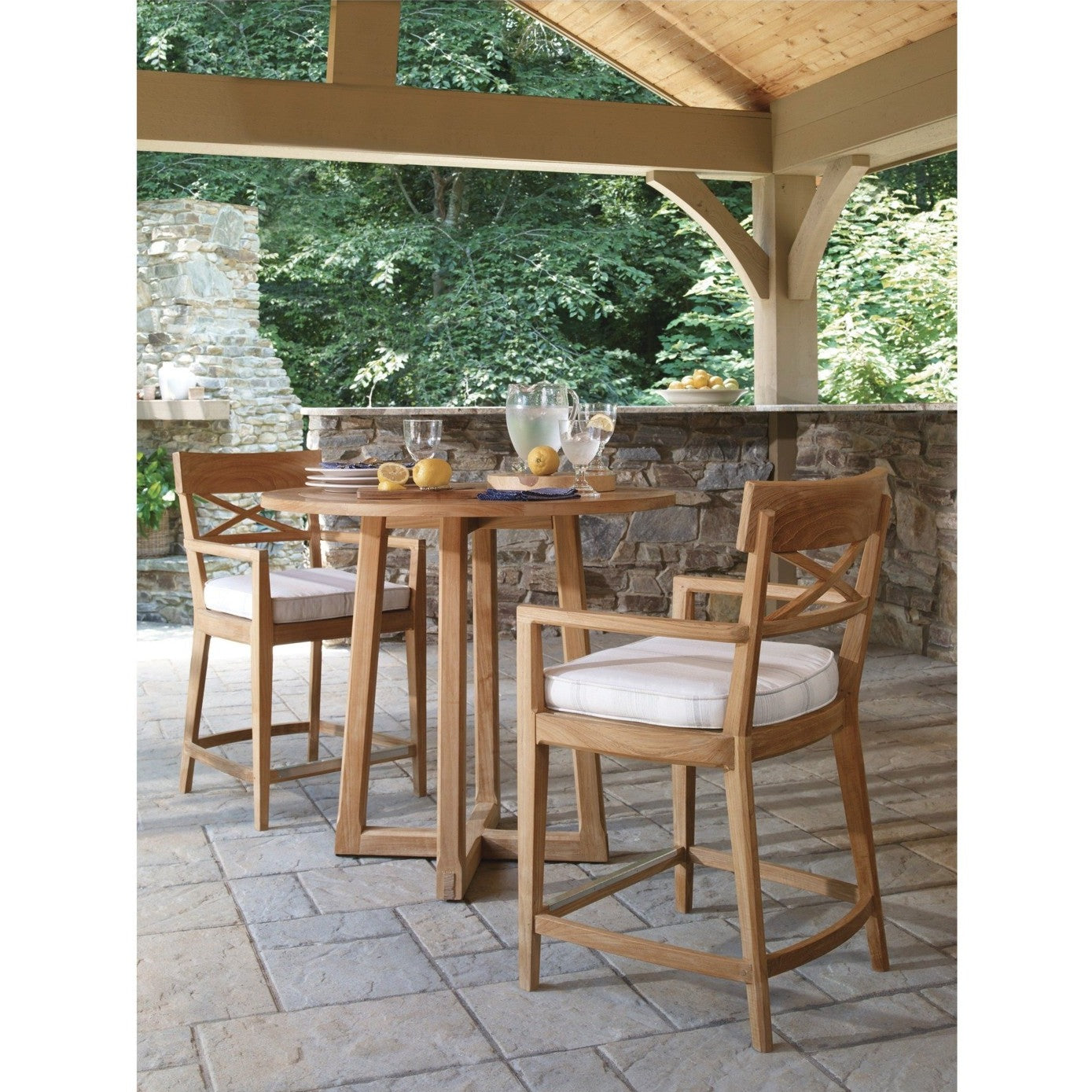 Century Furniture Teak Bar/Counter Height Table