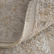 Feizy Cadiz 39T0F Traditional Medallion Rug in Ivory/Gray/Gold