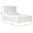 Magnussen Home Heron Cove Chalk White & Dovetail Grey Bed