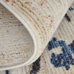 Feizy Sonora 39NWF Modern Abstract Rug in Tan/Blue/Gray