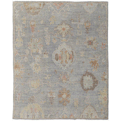 Feizy Grafton 69FMF Transitional Floral & Botanical in Blue/Gray/Yellow