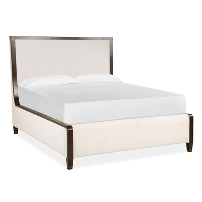 Magnussen Home Rowan Espresso Upholstered Panel Bed
