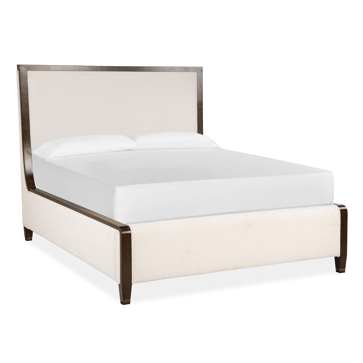 Magnussen Home Rowan Espresso Upholstered Panel Bed