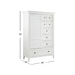 Magnussen Home Heron Cove Chalk White & Dovetail Grey Chest