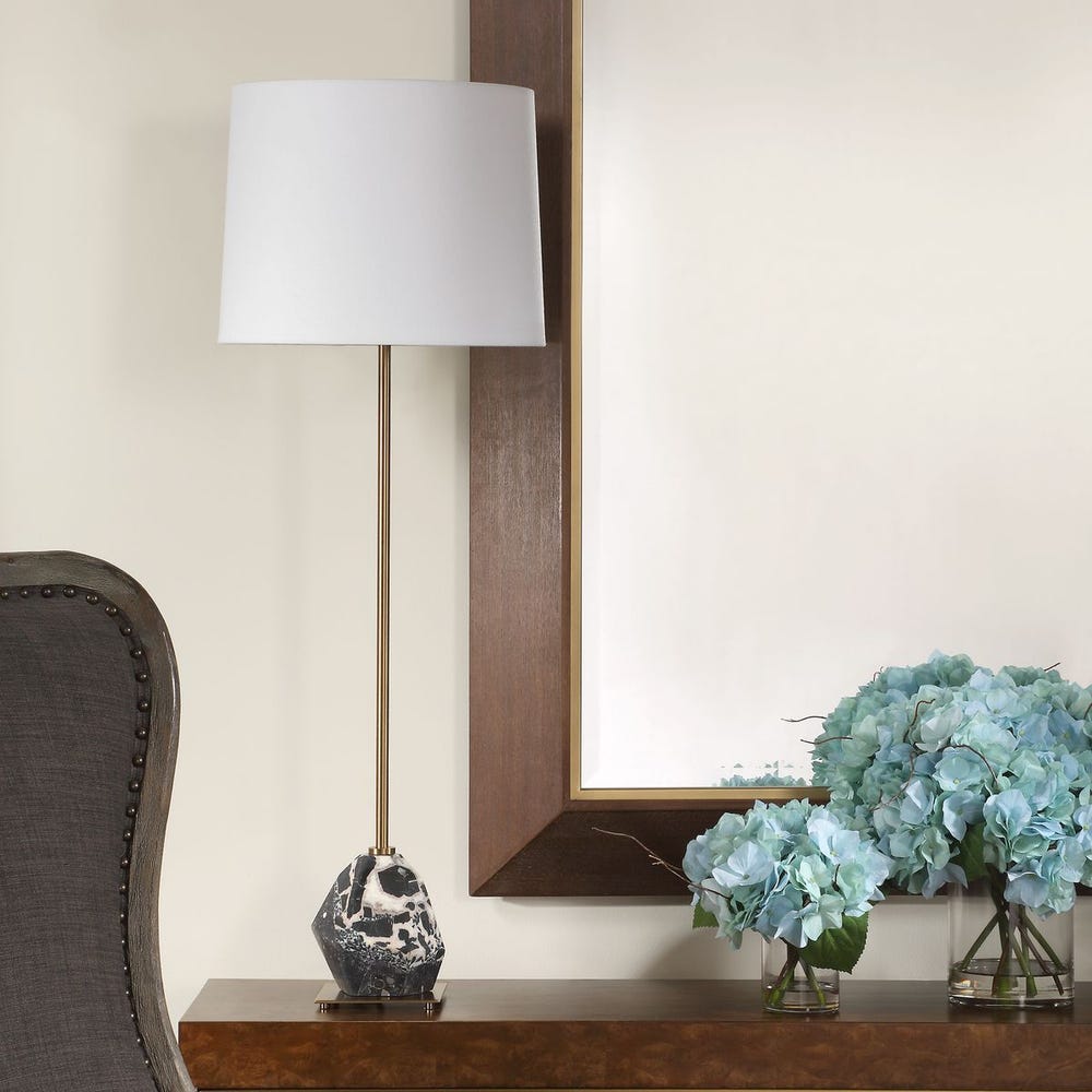 Uttermost Rowland Panda Marble Buffet Lamp