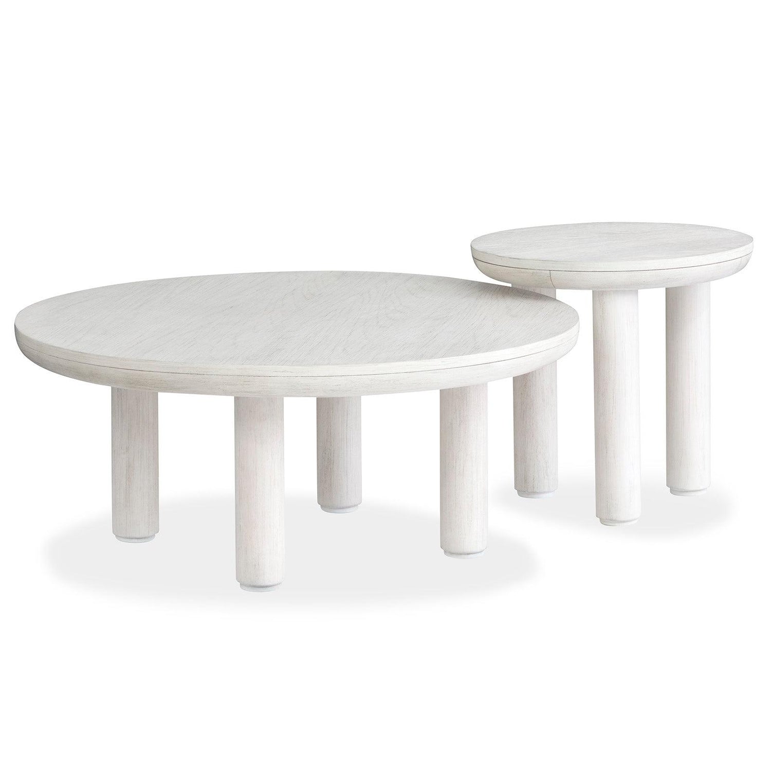 Salt Life Home Sunset Cove Moonlight Pearl Nesting Cocktail Table with Casters Sale