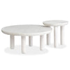 Salt Life Home Sunset Cove Moonlight Pearl Nesting Cocktail Table with Casters Sale