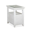 Magnussen Home Heron Cove Chalk White Chairside End Table
