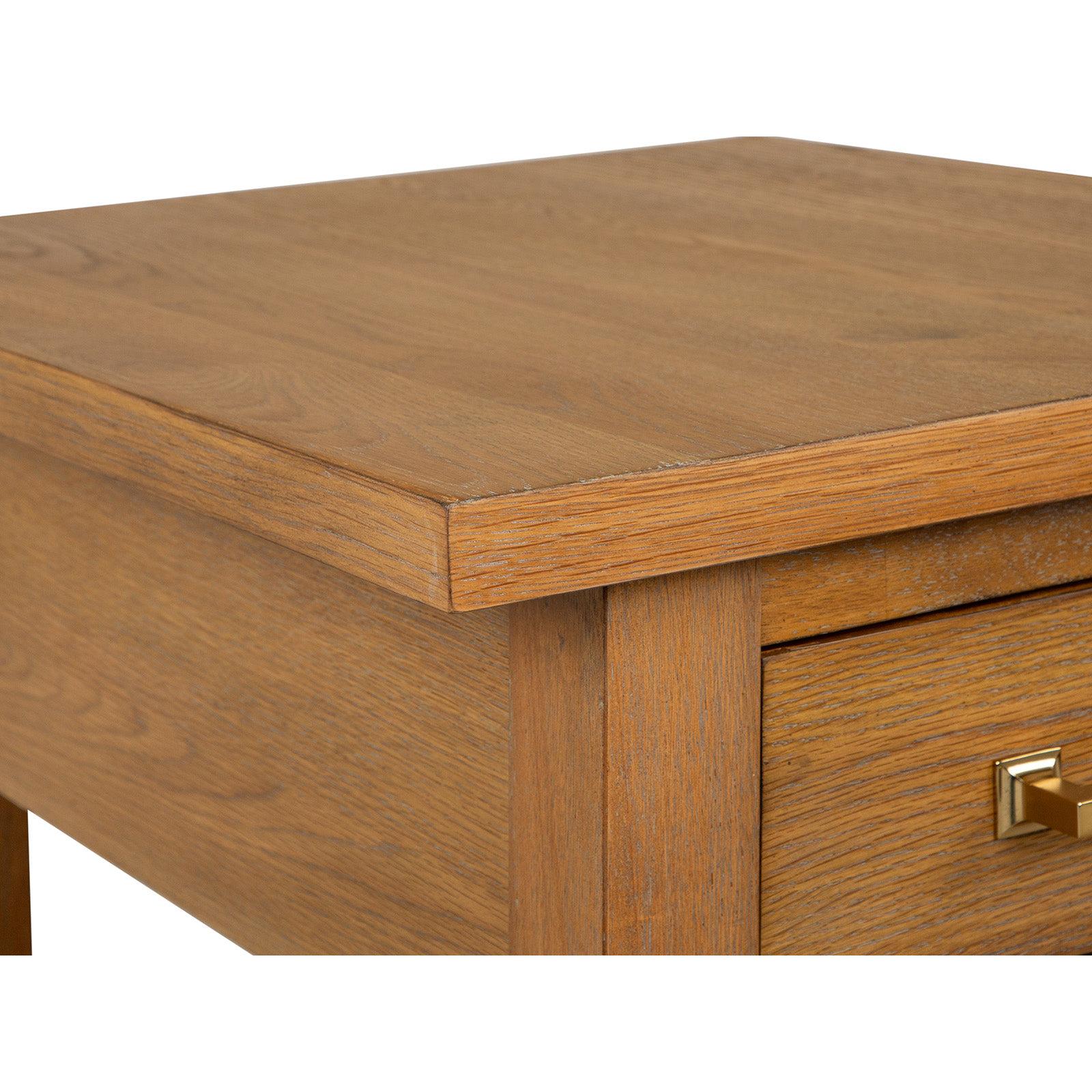 Magnussen Home Lindon Belgian Wheat Drawer End Table