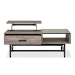 Magnussen Home Fenwick Whitetail Brown And Smoke Glass Rectangular Lift Top Cocktail Table