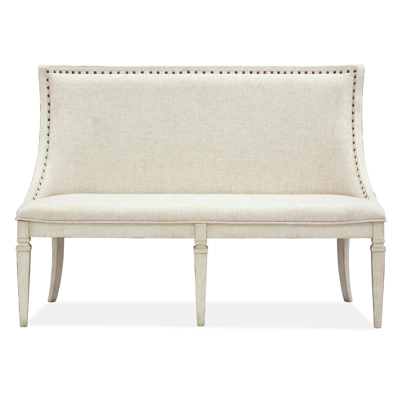 Magnussen Home Newport Alabaster Upholstered Bench